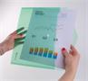 Document holder bag, A4, PP, snap, VICTORIA Office, green